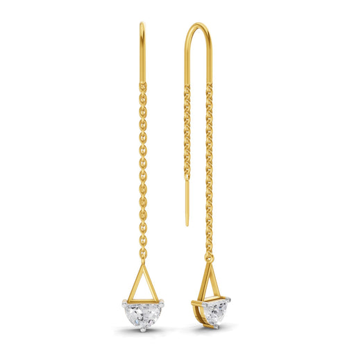 Dazzling Diamond Drop Earrings
