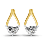 1.2 Carat Solitaire Diamond Earrings 14K