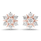 2.51 Carat Starlight Cluster Earring 14K - Rose Gold