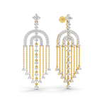 1.45 Carat Chandelier Earrings 14K