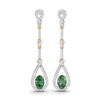 1.62 Carat Dangle Earrings 14K