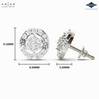 Arias by Lara Dutta Honeycomb Dome Cluster Stud Earrings