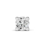 0.2 Carat Solitaire Earring for Men 14K - White Gold