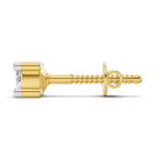 0.2 Carat Solitaire Earring for Men 14K