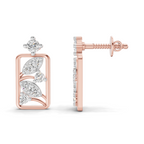 0.36 Carat Earrings 14K - Rose Gold