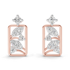 0.36 Carat Earrings 14K - Rose Gold