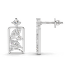 0.36 Carat Earrings 14K - White Gold