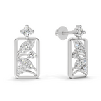 0.36 Carat Earrings 14K - White Gold