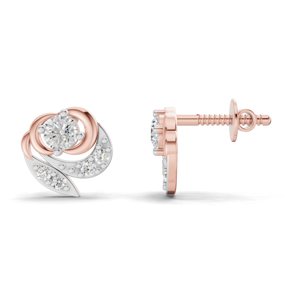 0.31 Carat Earrings 14K - Rose Gold