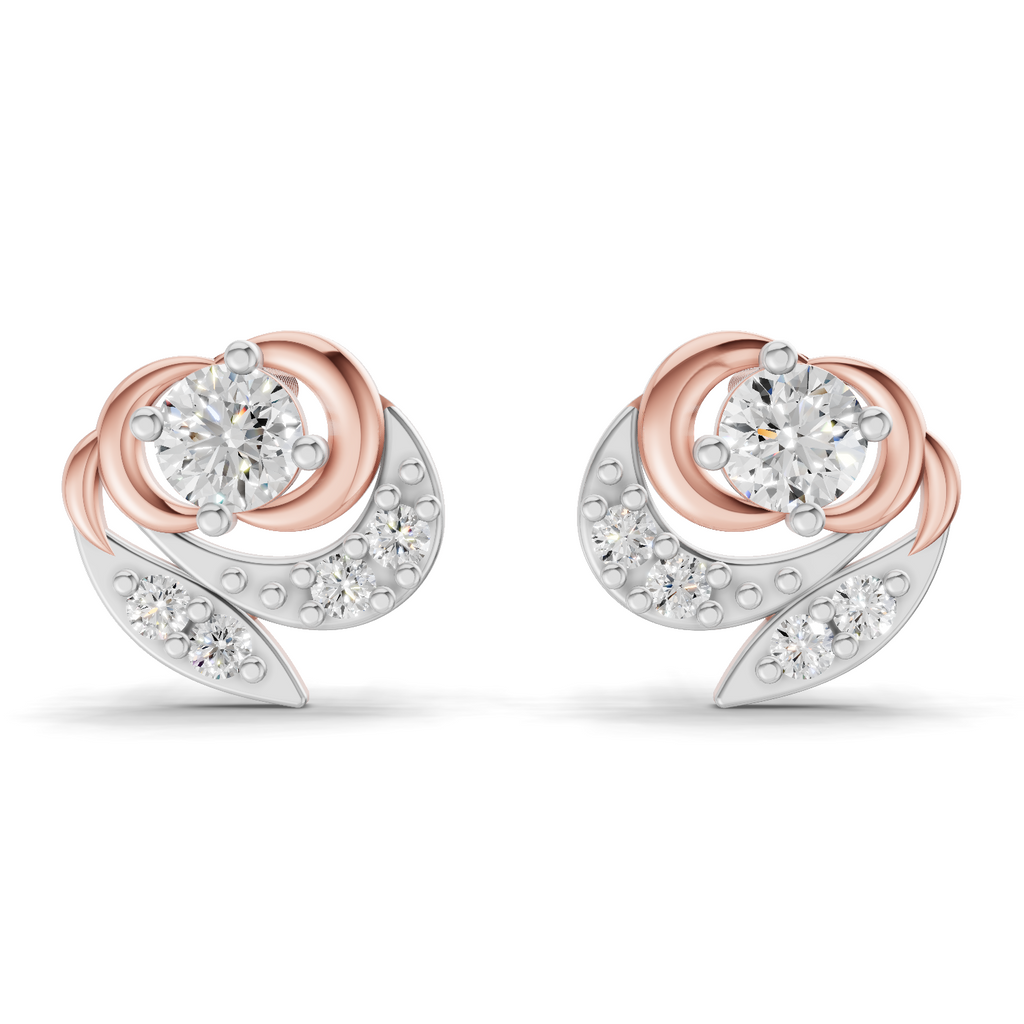 0.31 Carat Earrings 14K - Rose Gold