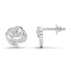 0.31 Carat Earrings 14K - White Gold