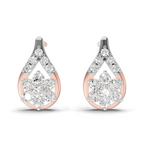0.45 Carat Teardrop Earrings 14K - Rose Gold