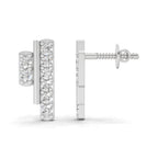 0.35 Carat Earrings 14K - White Gold