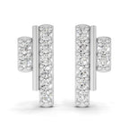 0.35 Carat Earrings 14K - White Gold