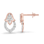 0.45 Carat Celestia Spark Earrings 14K - Rose Gold