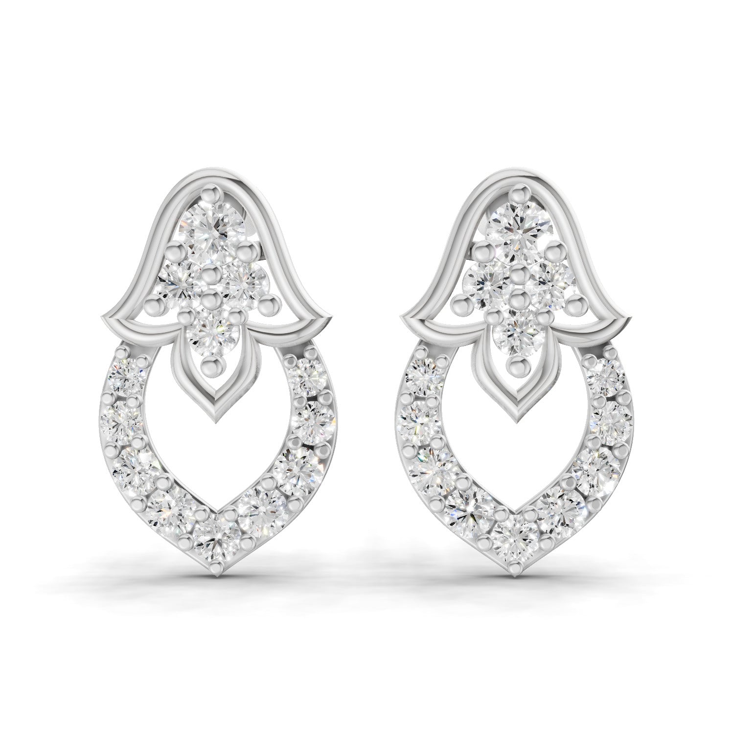0.45 Carat Celestia Spark Earrings 14K - White Gold