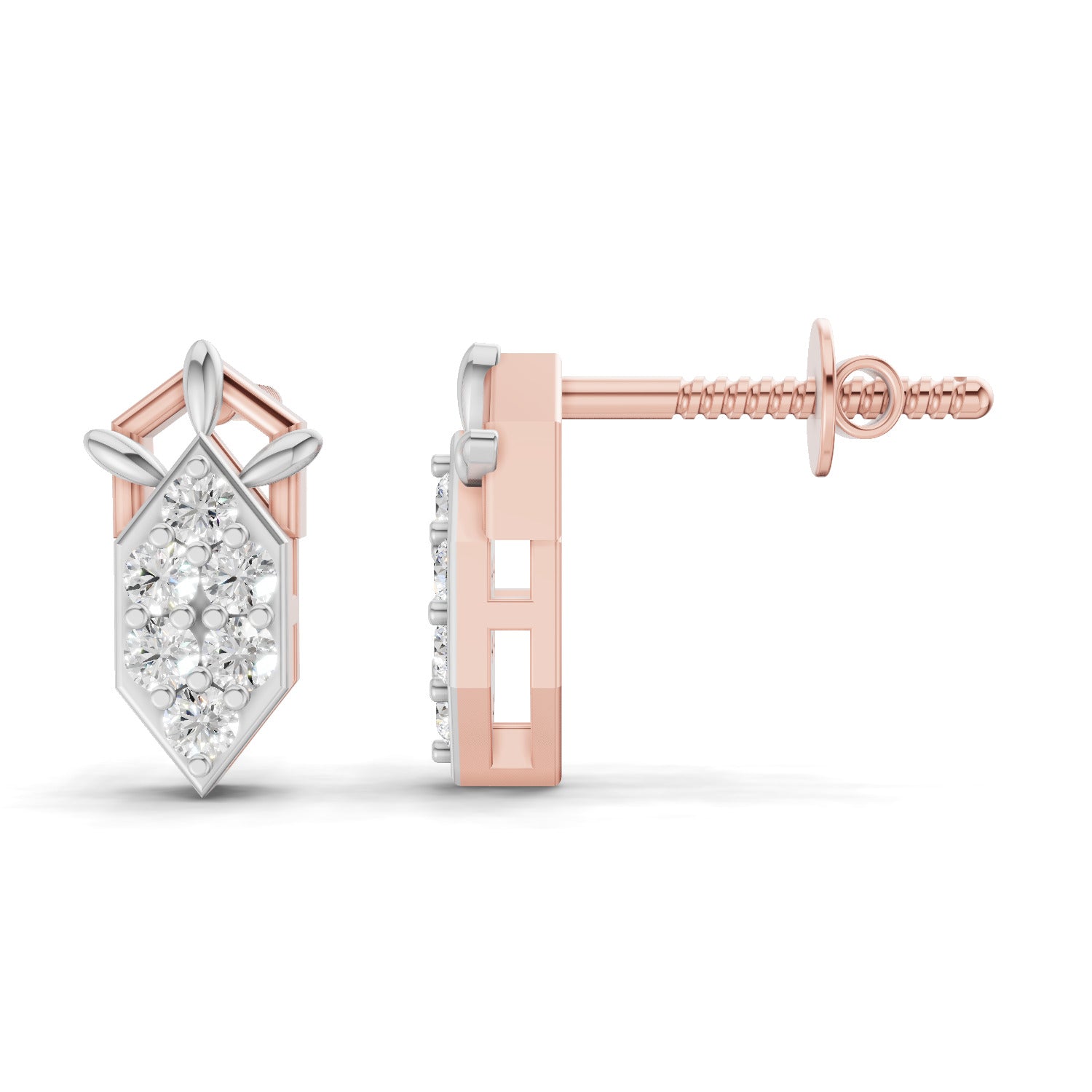 0.3 Carat Earrings 14K - Rose Gold