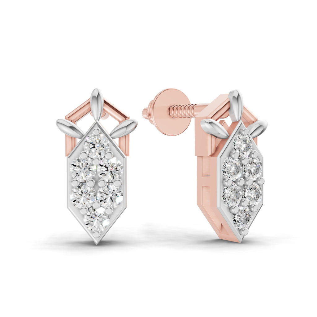 0.3 Carat Earrings 14K - Rose Gold
