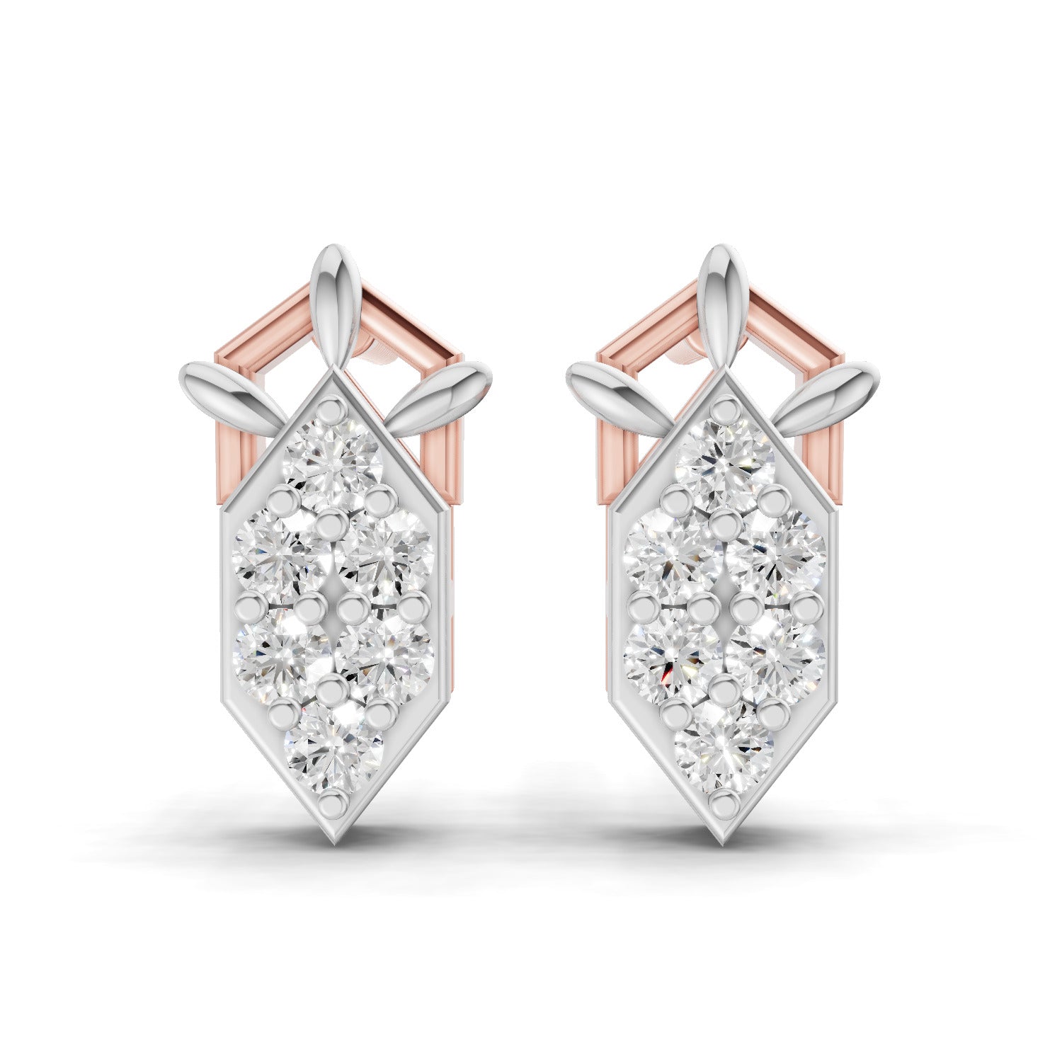 0.3 Carat Earrings 14K - Rose Gold