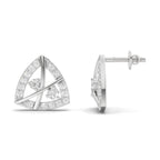 0.45 Carat Facetra Earrings 14K - White Gold