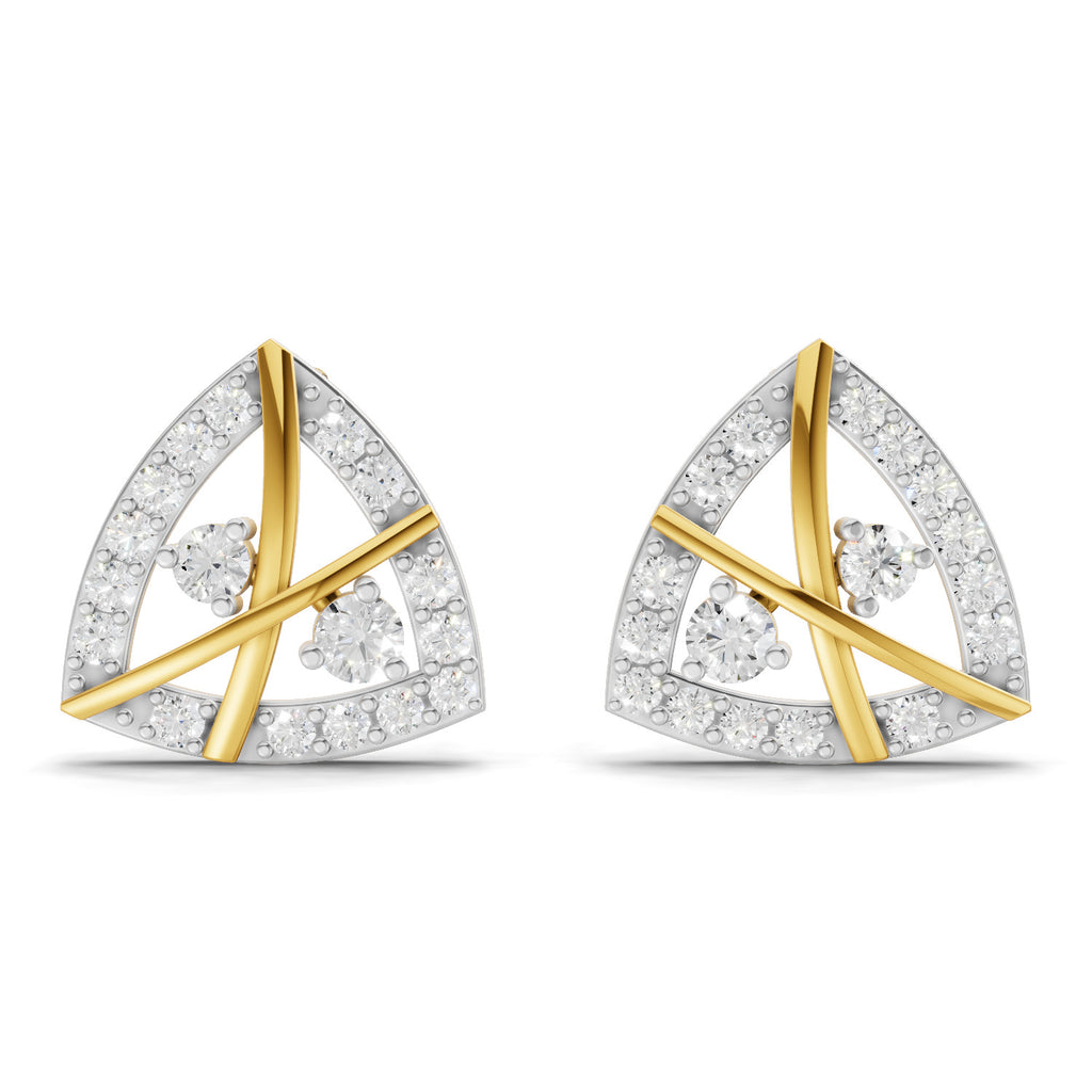 0.45 Carat Facetra Earrings 14K