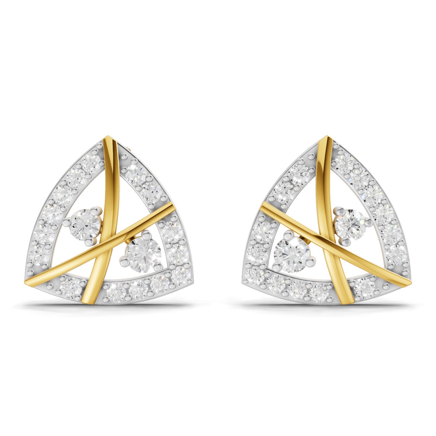 0.45 Carat Facetra Earrings 14K