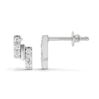 0.22 Carat Earrings 14K - White Gold