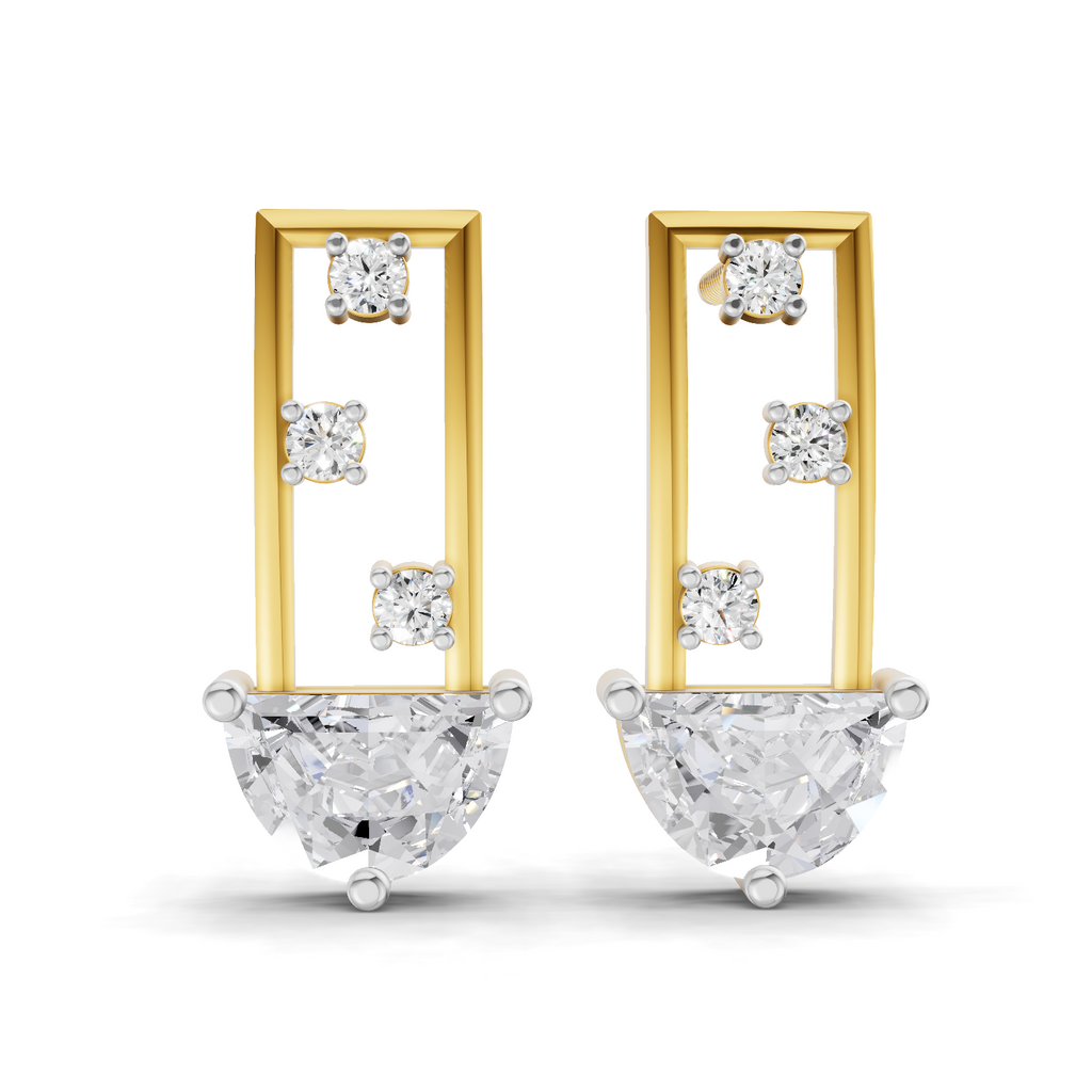 1.44 Carat Eternal Curve Earrings 14K