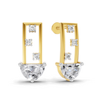 1.44 Carat Eternal Curve Earrings 14K