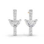 0.84 Carat Luna Drop Earrings 14K
