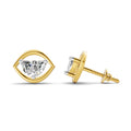 0.7 Carat Floral Earrings 14K