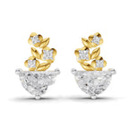 1.81 Carat Floral Trellis Earrings 14K