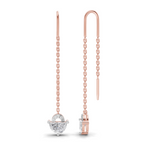 1.49 Carat Earrings 14K - Rose Gold