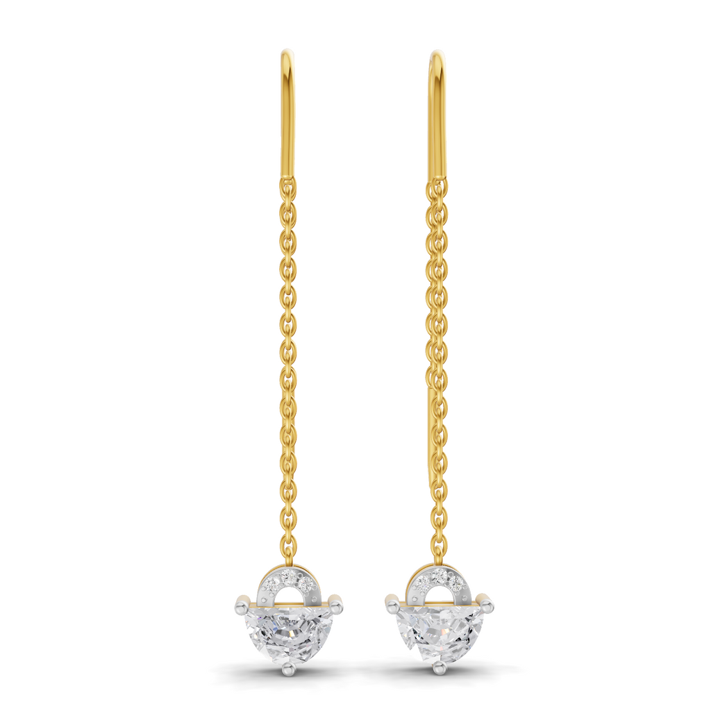 1.49 Carat Earrings 14K