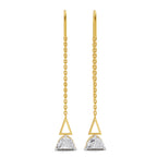 0.84 Carat Luna Threader Earrings 14K