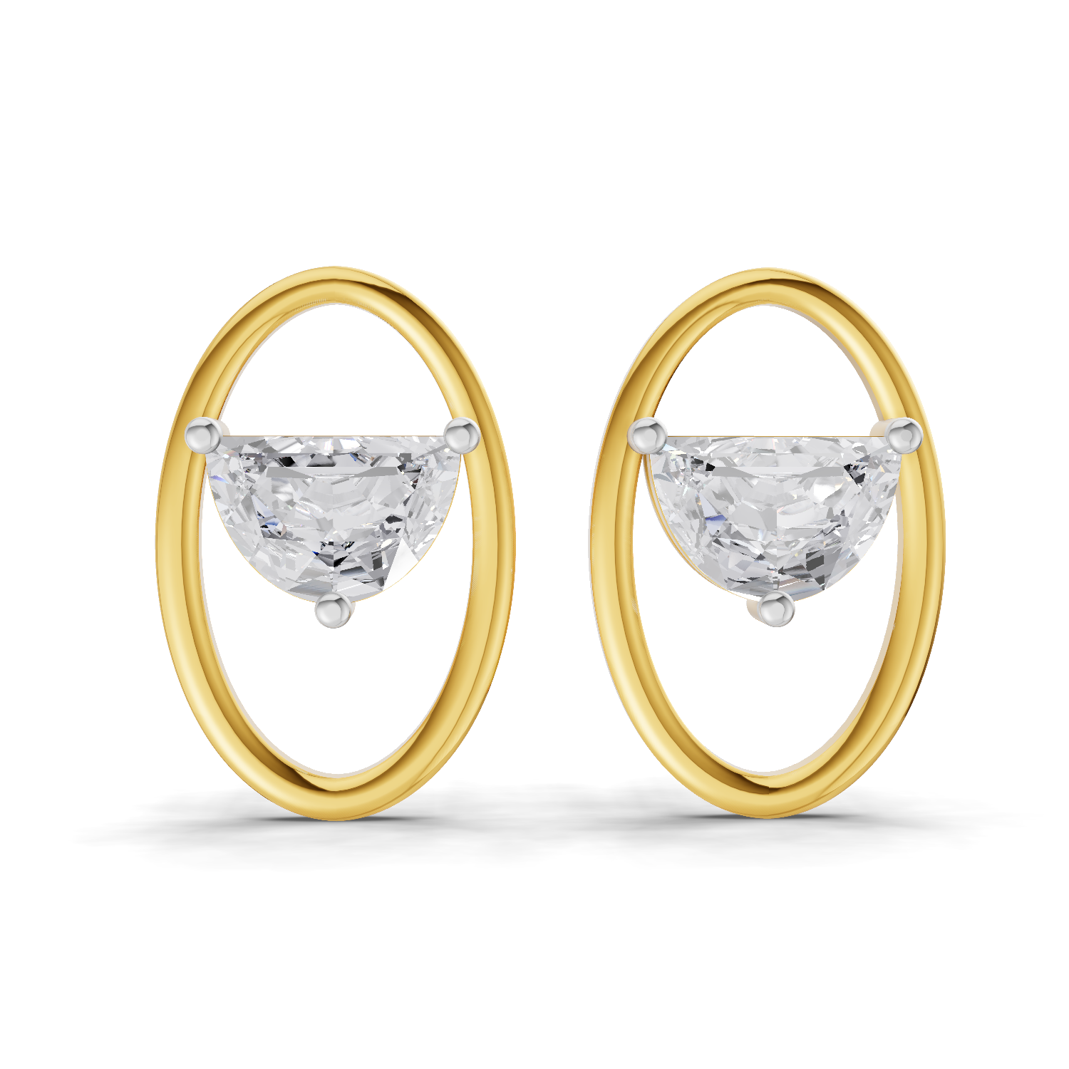 1.37 Carat Luna Threader Earrings 14K