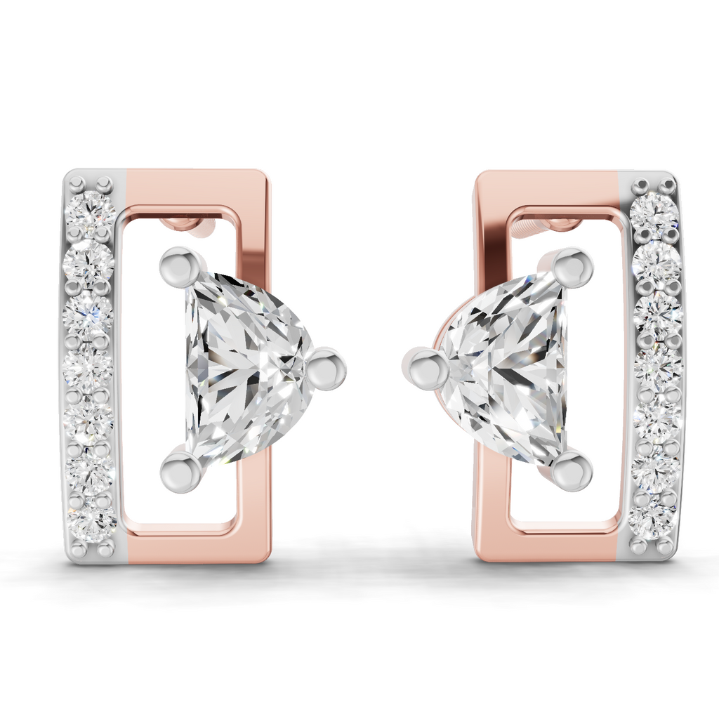 0.66 Carat Messika move uno Earrings 14K - Rose Gold