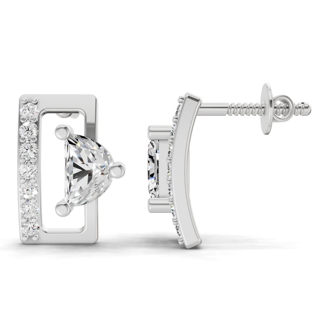 0.66 Carat Messika move uno Earrings 14K - White Gold