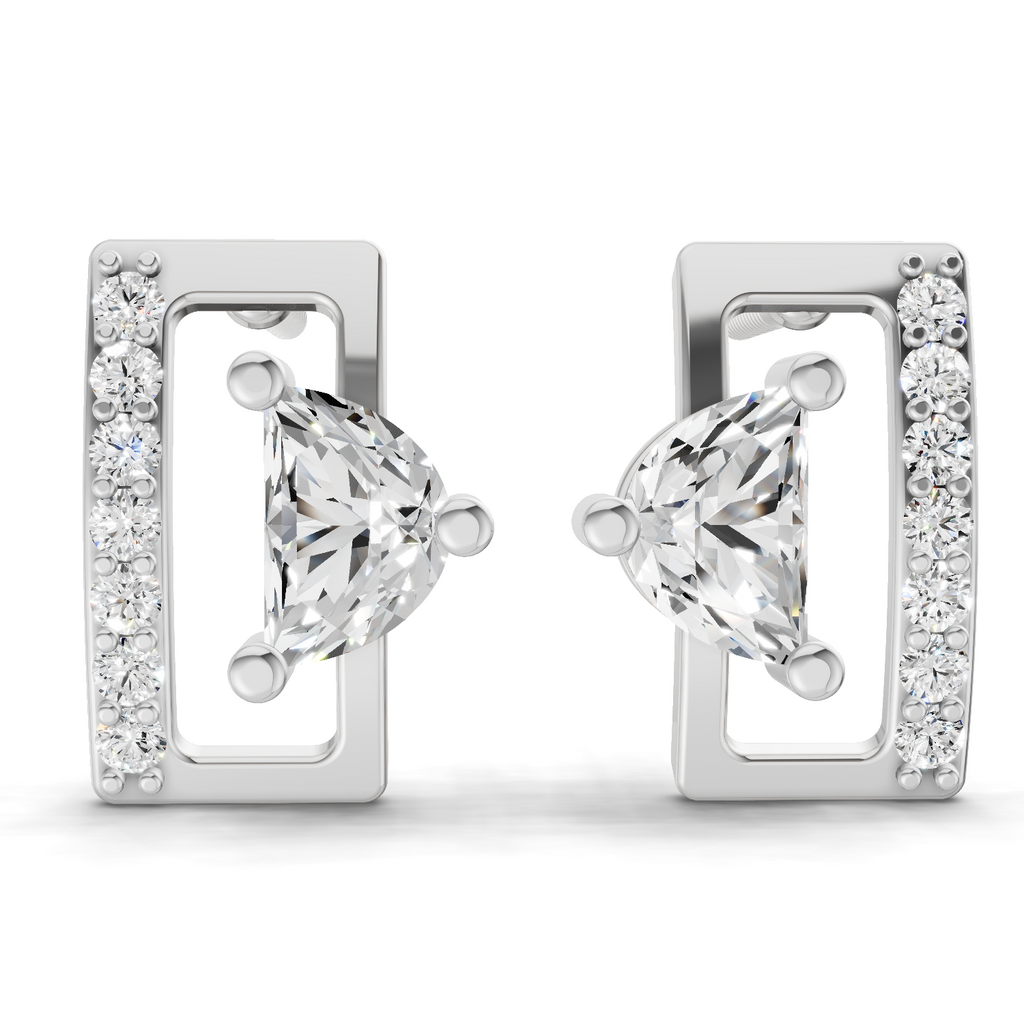 0.66 Carat Messika move uno Earrings 14K - White Gold