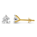 0.1 Carat 3-Prong Martini Earrings 14K