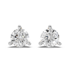 0.1 Carat 3-Prong Martini Earrings 14K