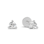 0.19 Carat Celeste Classic Diamond Studs Earrings 14K - White Gold