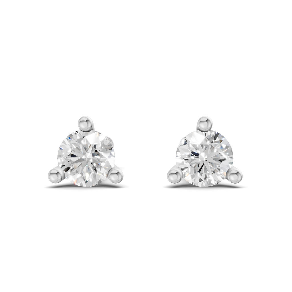 0.19 Carat Celeste Classic Diamond Studs Earrings 14K - White Gold