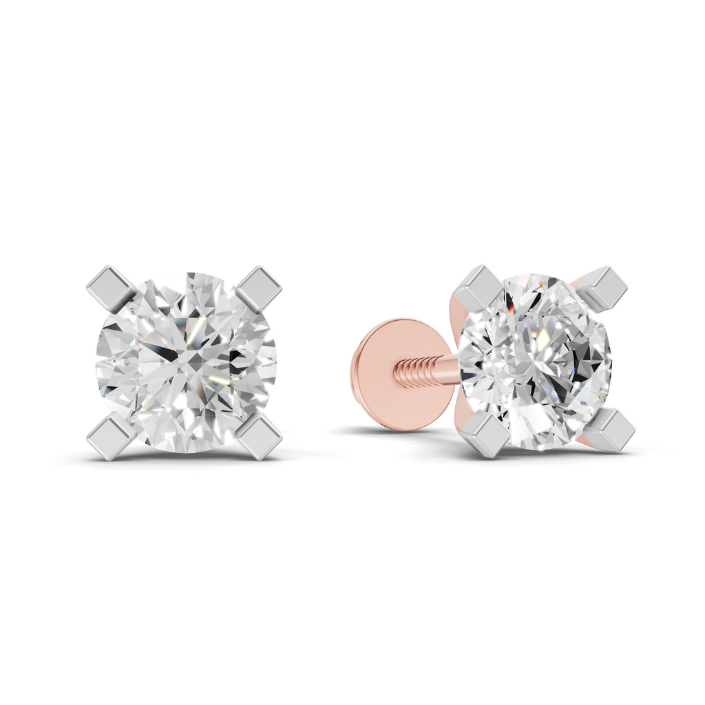 0.19 Carat Timeless Brilliance Studs Earrings 14K - Rose Gold