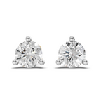 0.15 Carat 3-Prong Studs Earrings 14K