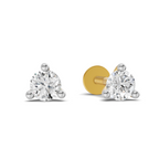 0.1 Carat 3-Prong Studs Earrings 14K
