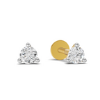 0.08 Carat 3-Prong Studs Earrings 14K