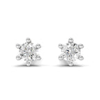 0.09 Carat Single Round Diamond Stud Earring 14K - Rose Gold