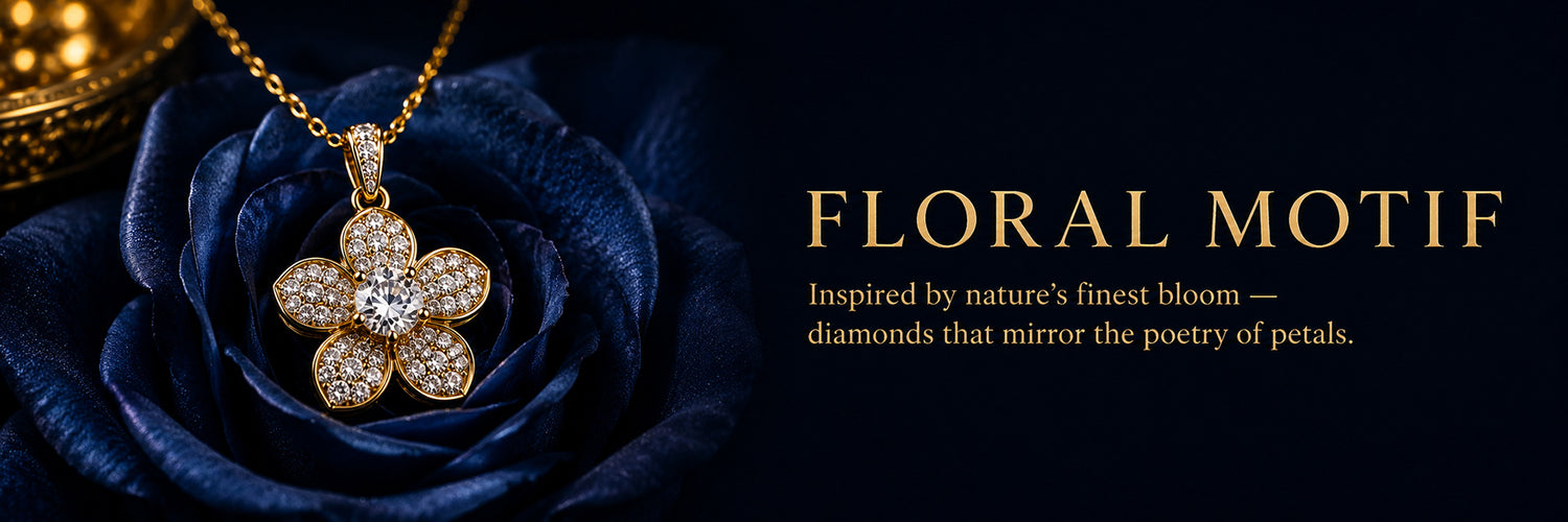 Diamond Motif: Floral Motif