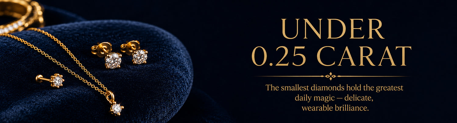 Diamond Weight: Under 0.25 Carat